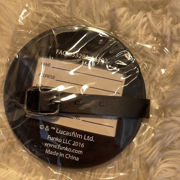 Star Wars patches and death star luggage tag Darth Vader Yoda New Sealed - Picture 9 of 9